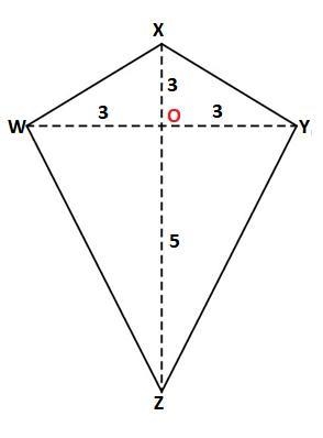 Theorem 8.18 and the Pythagorean Theorem to find the side lengths of the kite . Write-example-1