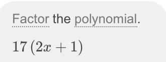 Factor 16x2 + 34x – 15-example-1