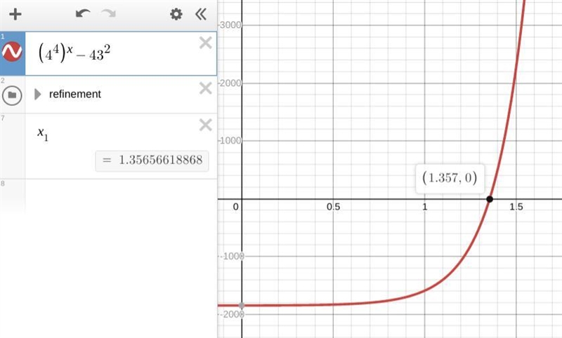 If (4^4)^x = 43^2, what is the value of x?-example-1