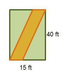 Roy wants to make a path from one corner of his yard to the other as shown below. The-example-1