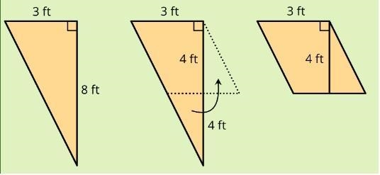 To find the area of this right triangle, Diego and Jada used different strategies-example-1