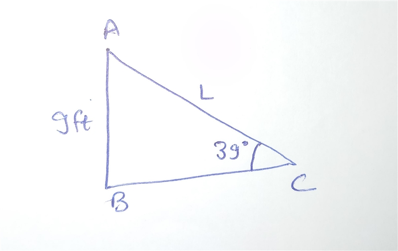 Ron is designing a new slide for the amusement park in town the slide makes an angle-example-1