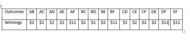 1. What are the possible total amounts of money you could win if you scratch off two-example-1