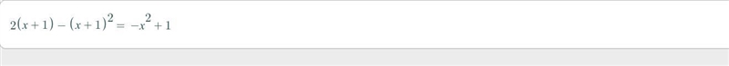 What is the answer for 2(x+1)-(x+1) ^2?-example-1