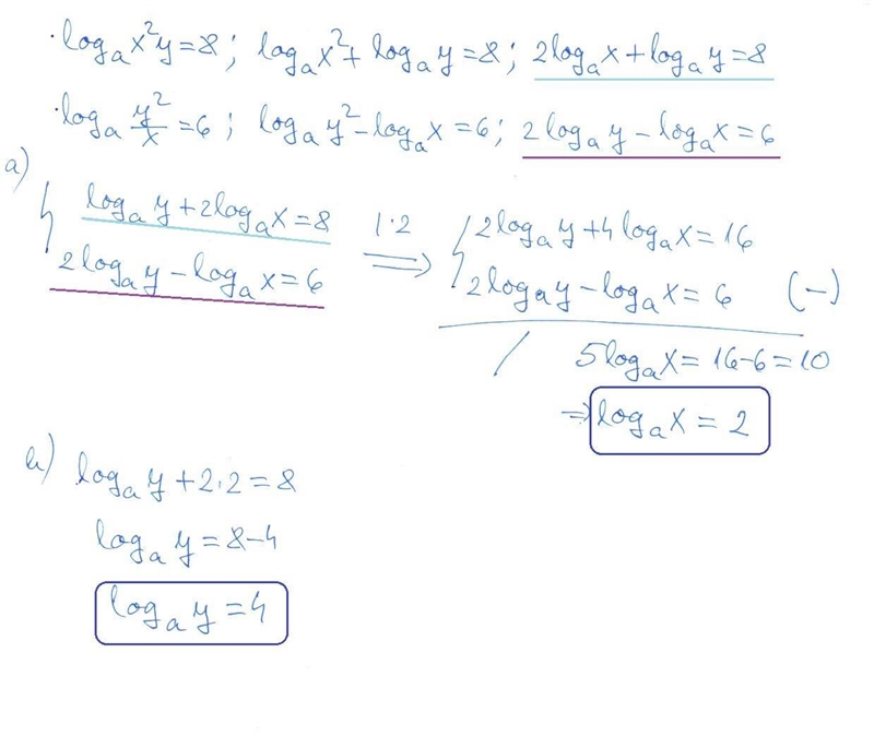 Question topic - logarithm qn 22 in picture below, qns has 2 parts-example-1