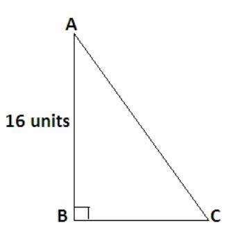 If triangle ABC, m B = 90°, cos(9 = 17, and AB = 16 units. Based on this information-example-1