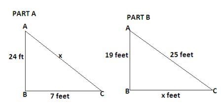 Part A )a painter leans a ladder up against a building. The base of the ladder is-example-1