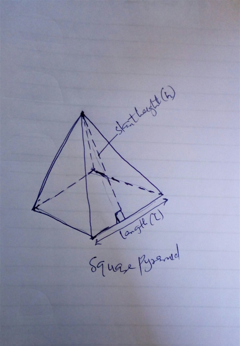 Gianni says the lateral area of the square pyramid is 624 in2 Do you agree or disagree-example-1