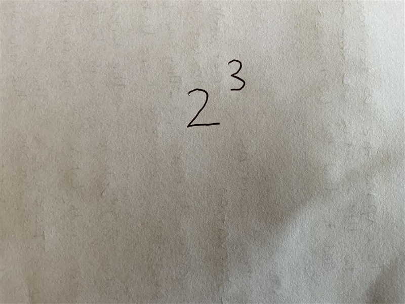 The number at the bottom of the exponent is called a power, true or false-example-1