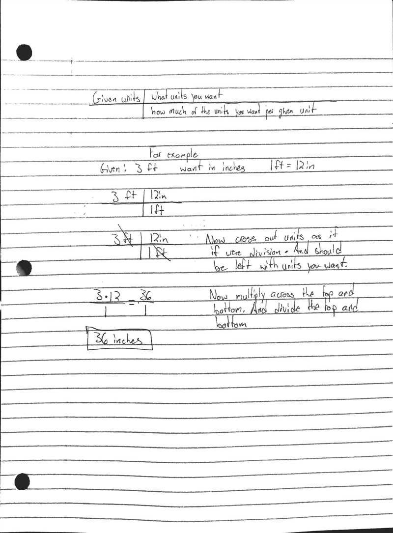 How do you know when to multiply and when to divide to convert units or measurements-example-1