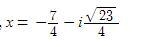 Solve using the quadratic formula. Select the correct solution. -7x=2x^2+9-example-1