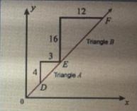 Drag statements and reasons to each row to show why the slope of the line between-example-1