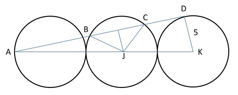 How would you solve this? All I know is AD=24.4948-example-1