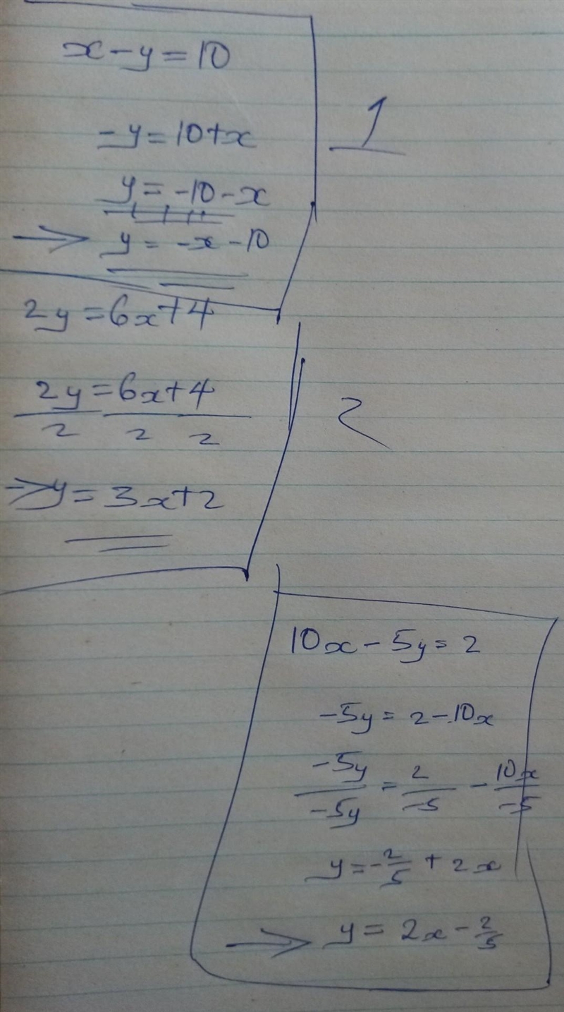 Rearrange these equations in the form y=mc+c (see attached file)-example-1