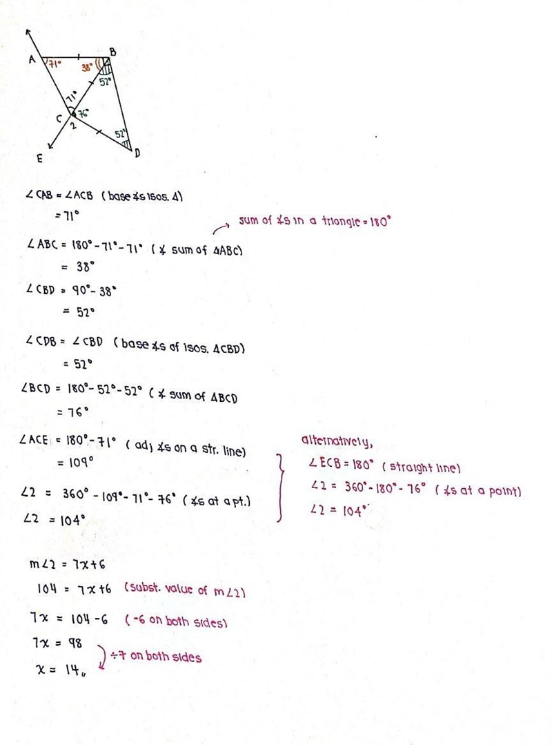 Find the value of x part 3​-example-1