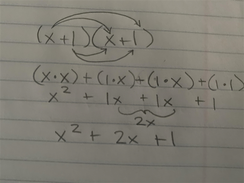 Expand & simplify (x + 1)(x + 1)​-example-1