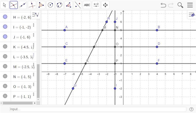 Part B Notice that two line segments are formed on each transversal between the central-example-1