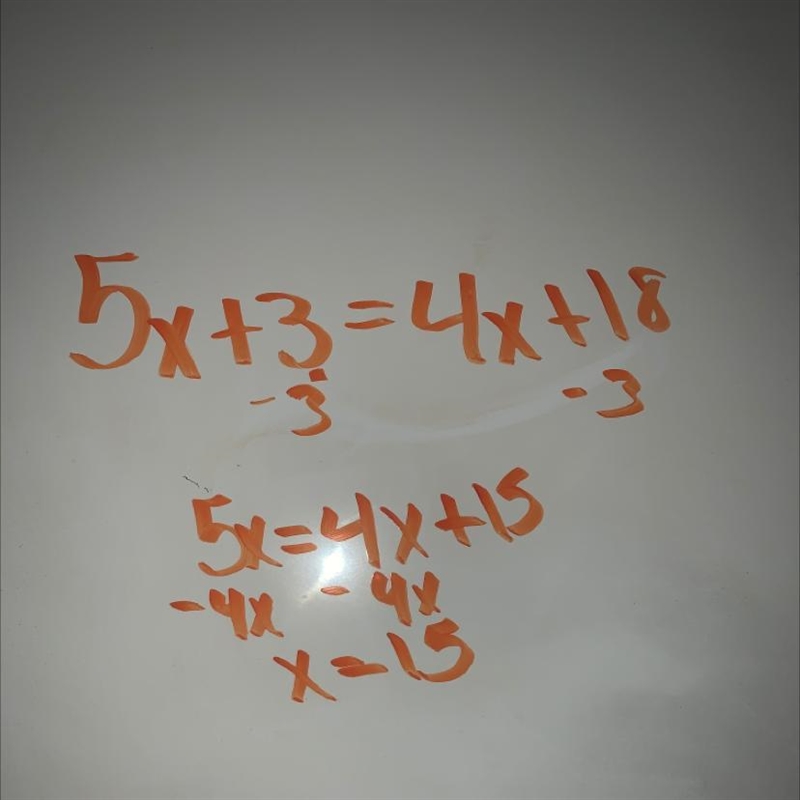 How do you solve for X? BD= 5x+3 AE= 4x+18-example-1