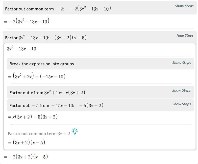 Factor -6x^2+26x+20 completely. P.s. Need answers soon!-example-1