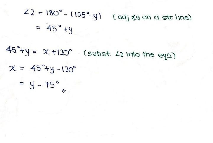 Find the value of x. m<2 = x + 120 ​-example-2