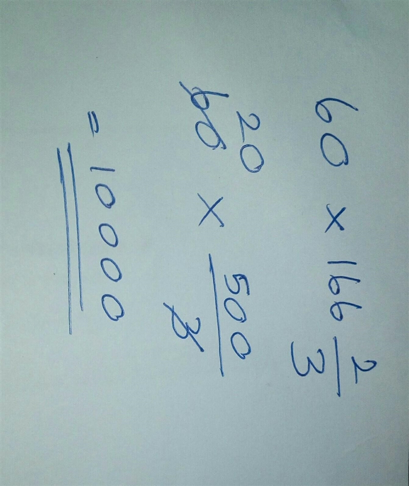 166 2/3 % of 60 = 100 Is that correct?​-example-1