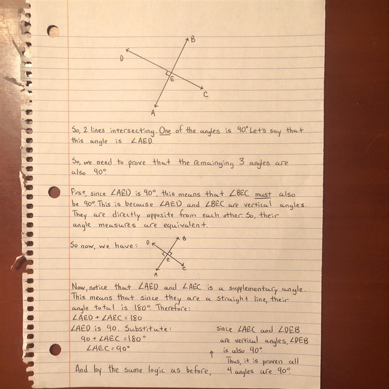 if two straight lines intersect each other in such a way that one of the angles formed-example-1