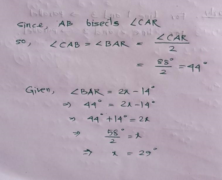 In the bottom question what does X= to?-example-1