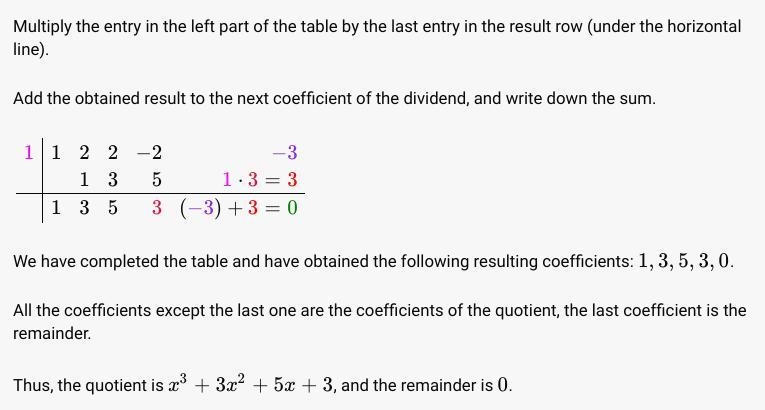 Given a polynomial and one of its factors, find the remaining factors of the polynomial-example-1