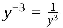 Y-3 rewrite as a postitive exponent-example-1