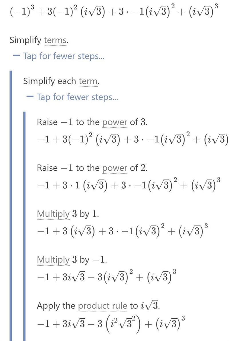 (LOTS OF POINTS) SOLVE THIS IMAGINARY NUMBER PROBLEM AND *SHOW WORK* PLEASE!-example-1