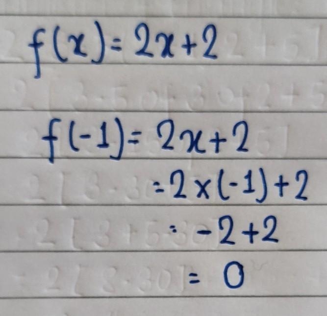 What is the value of * f(-1) when f(x) = 2x + 2?-example-1