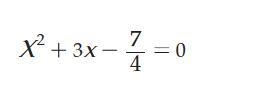 X^2+3x+c=7/4+c what the answer!?!?-example-1