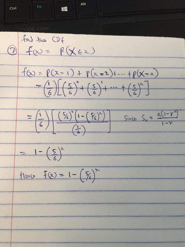 6.3 cast a die a number of independent times until a six appears on the up side of-example-3