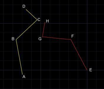 Describe a sequence of rigid transformations that will take zigzag ABCD onto zigzag-example-1