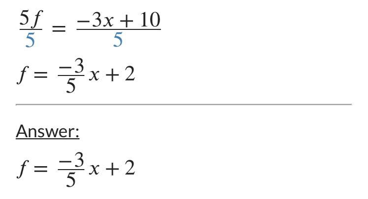 F(5)=-3x+10 what will the domain and range be-example-1