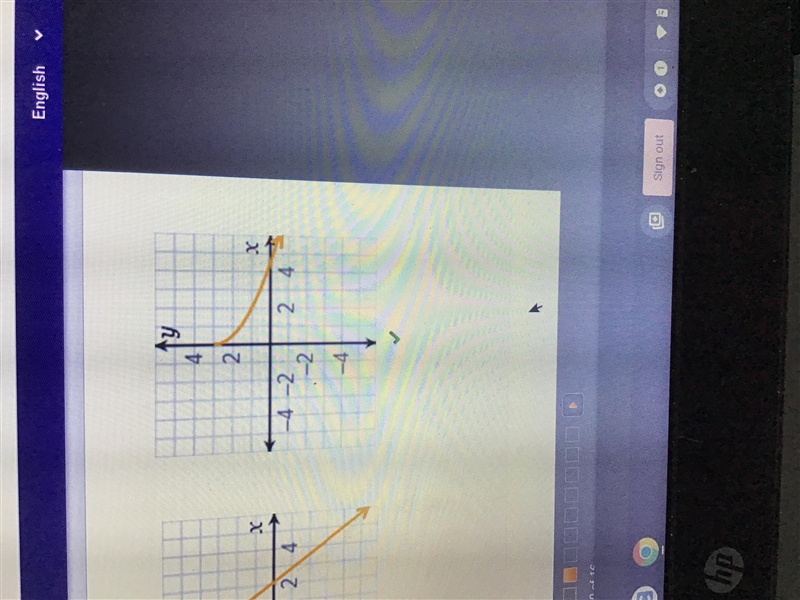 Which is the graph of f(x) = 3 - 2x?-example-1