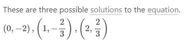 Which of the ordered pairs is 4x – 1= 3y + 5-example-1