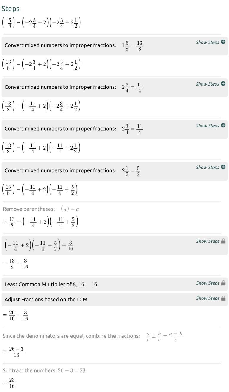 Complete each expression showing all steps, and simplify the final answer to lowest-example-2