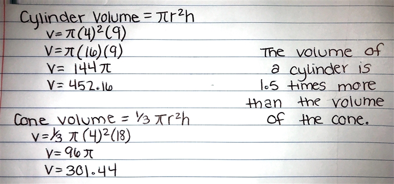 A cylinder in a cone have the same diameter 8 inches. The height of the cylinder is-example-1