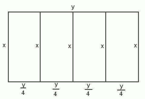 Solve this question using derivatives please. A farmer has 750 m of fencing. The farmer-example-1