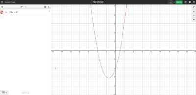 Which is the graph of f(x) = (x – 1)(x + 4)? On a coordinate plane, a parabola opens-example-1