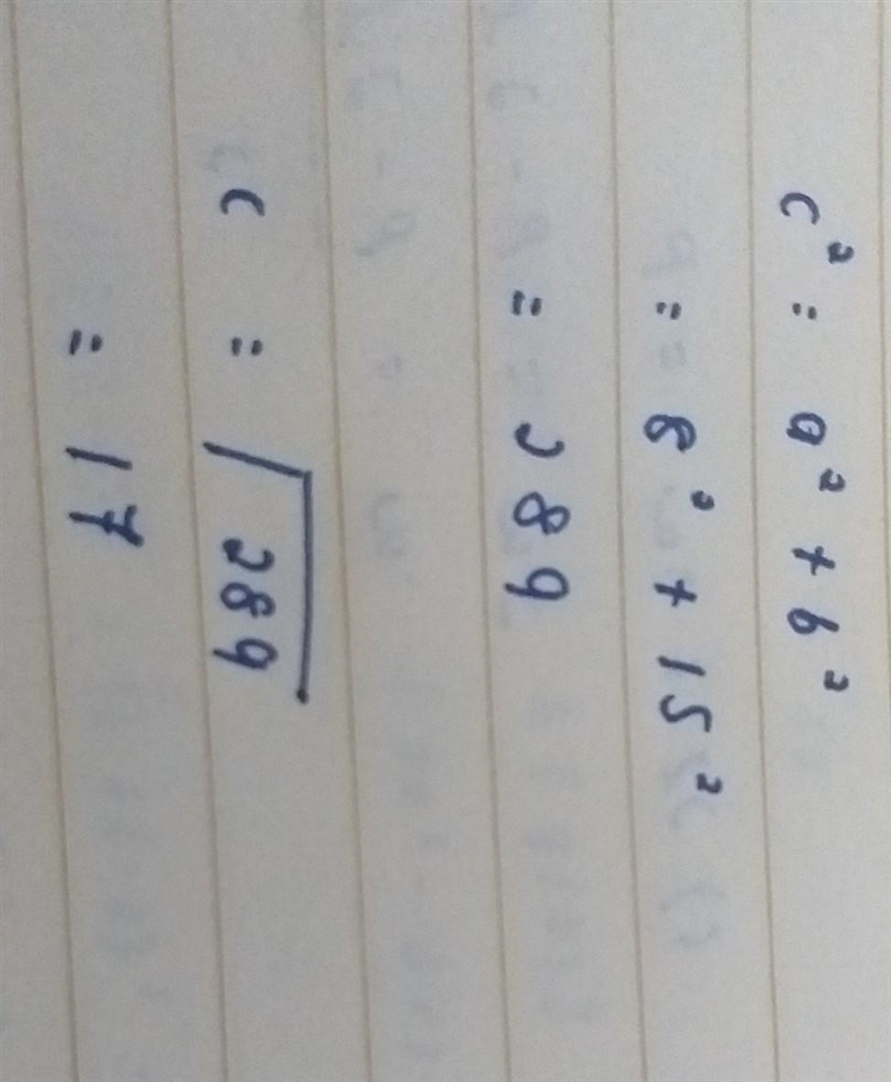 In the diagram, what is the length of the third side?-example-1