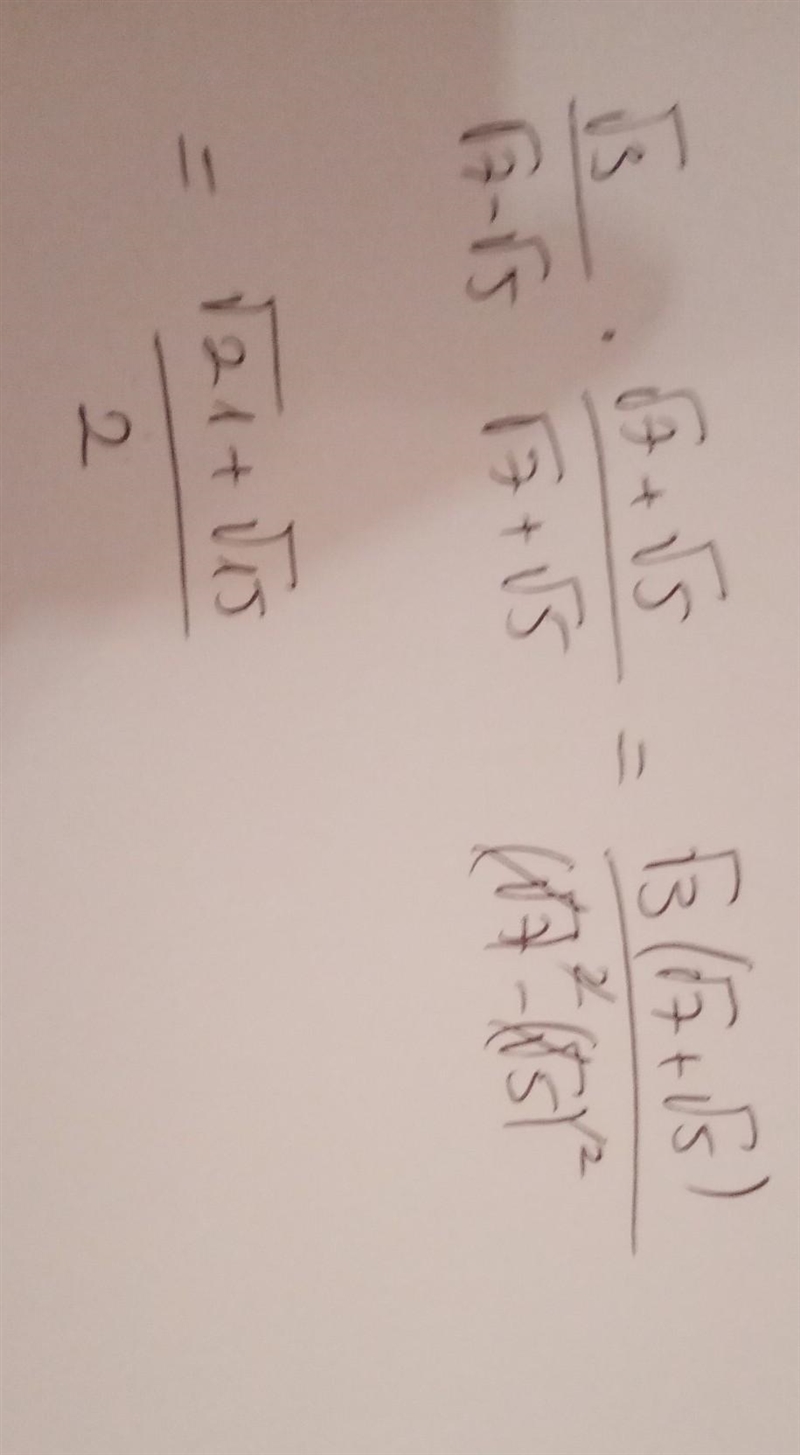 Rationalize √3 ÷ √7-√5​-example-1