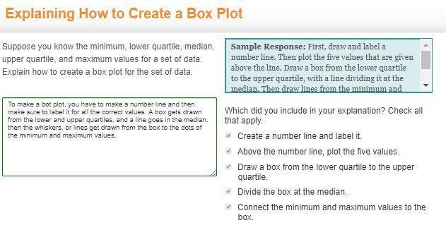 Suppose you know three minimum,lower quartile,median, upper quartile, and maximum-example-1