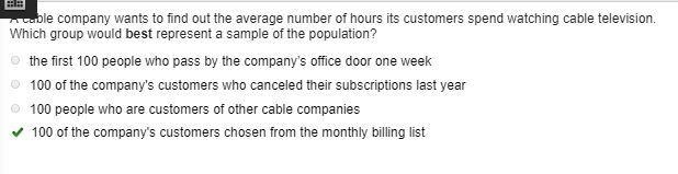 A cable company wants to find out the average number of hours its customers spend-example-1