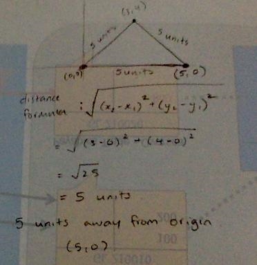 One vertex of an equilateral triangle is at the origin and the other vertex is at-example-1