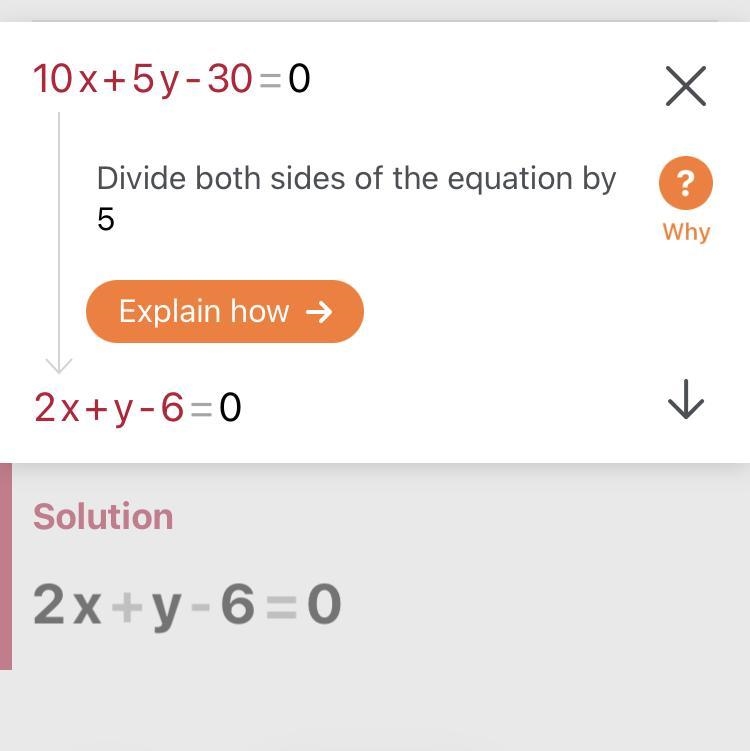 10x+5y=30 solve in the following format (x,y)-example-1