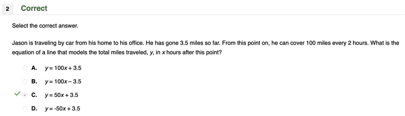 Select the correct answer. Jason is traveling by car from his home to his office. He-example-1