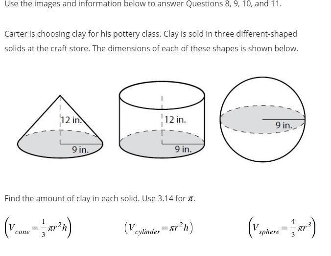 What is the volume of the cone? What is the volume of the cylinder? What is the volume-example-1