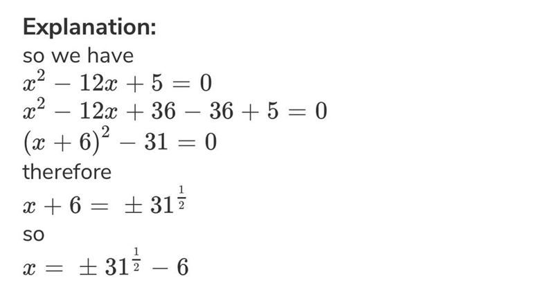 Solve the quadratic equation 2x² – 12x+8=3-example-1